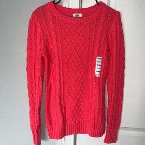 Brand new Old Navy bright pink sweater